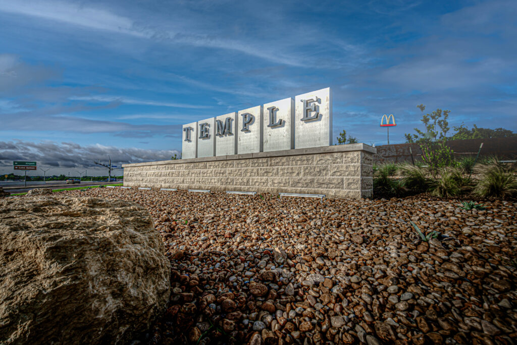 IH-35 Landscape Development - Temple East - West Gateway